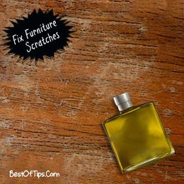 Fix the furniture scratches at home