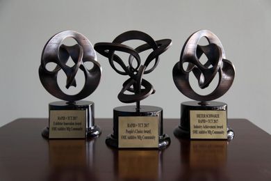3D Printed Trophies for RAPID + TCT Convention