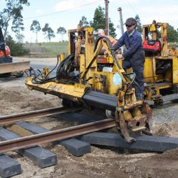 Recycled railway plastic sleepers replace timber on heritage tracks
