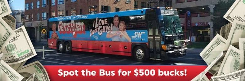 Spot The Bus for $500 Bucks!