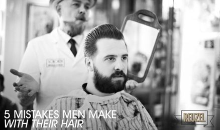 5 Hair Mistakes Men Make