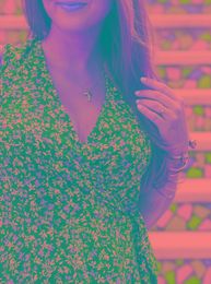 Cute Floral Dress + The Best Frizz-Fighting Hair Products