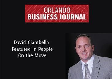 David Ciambella featured in the Orlando Business Journal