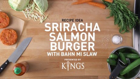 How To: Sriracha Salmon Burger