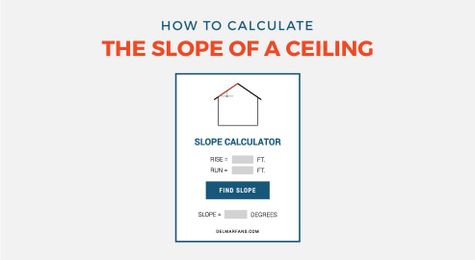 How to Calculate the Angle of a Vaulted Ceiling