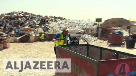 Syrian refugees help solve Jordan’s rubbish crisis