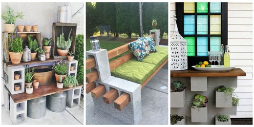 The Cool Thing People Are Doing With Cinder Blocks in Their Backyards