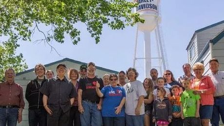 Harley-Davidson teaching whole town to ride motorcycles