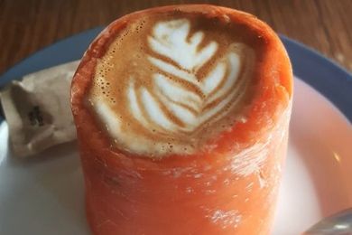 Hipsters are now drinking coffee out of carrots