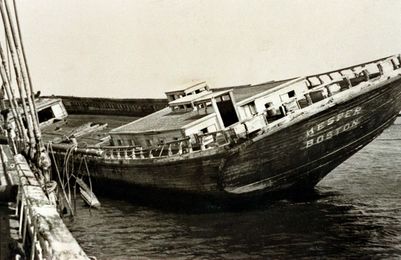 Taking wood from derelict schooners becomes the ultimate recycling project