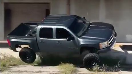 I Guess There Is A Right Way To Drive Off A Loading Dock