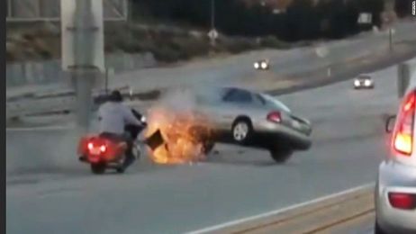 Road-rage incident caught on camera