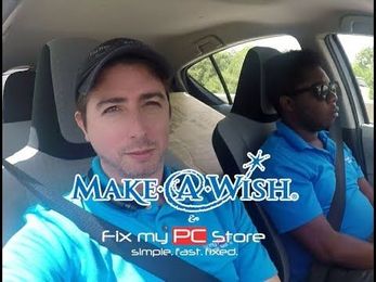 Setting up The Make A Wish Foundation Computer for Sean!