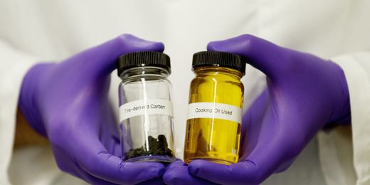 Are used tires and bacon grease the fuel of the future?