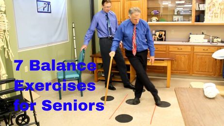 7 Balance Exercises for Seniors-Fall Prevention by Physical Therapists