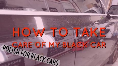 How to take care of my black car