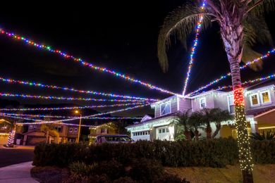 These homes already have their Christmas lights up, but how soon is too soon?