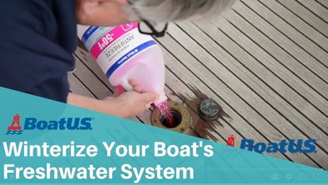Winterize Your Boat's Water System