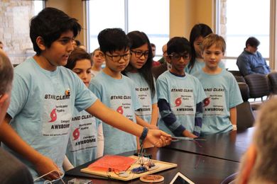 Local students create "socially smart" irrigation system