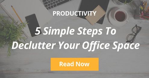 5 Simple Steps To Declutter Your Office Space