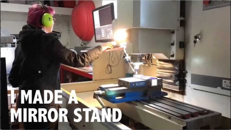 I Made A Mirror Stand