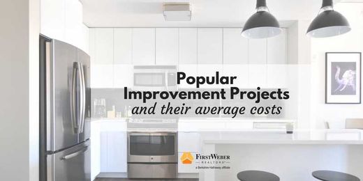 25 Home Improvement ideas and their average cost