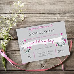 We’re Loving: Banner Invitations