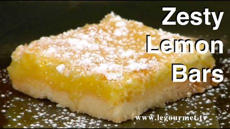 Zesty Lemon Bars or Squares