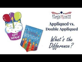 Applique vs Double Applique Flags : What's the Difference?
