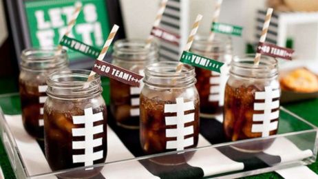 Throw a festive Super Bowl party with these DIY decor ideas