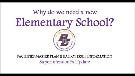 Why do we need a new Elementary School?