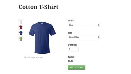 Product Options That Change Gallery Images