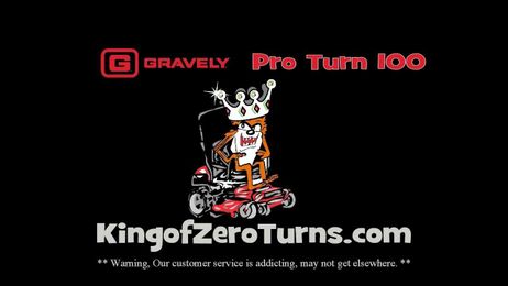 Gravely Pro Turn 100 Commercial Zero Turn
