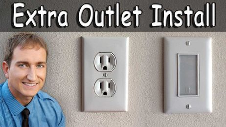 How To Install An Extra Electrical Outlet and Outlet Night Light