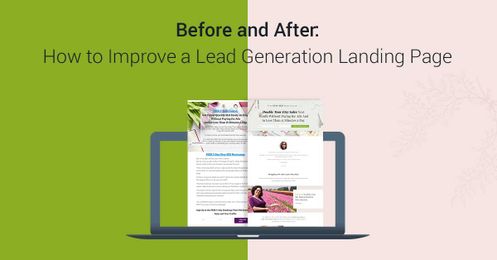 Before and After Landing Page Makeover