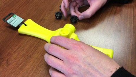 Change nozzle on Orbit Port-O-Rain sprinkler