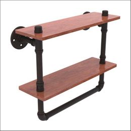 Industrial Pipe-Style Bath Accessories without the DIY