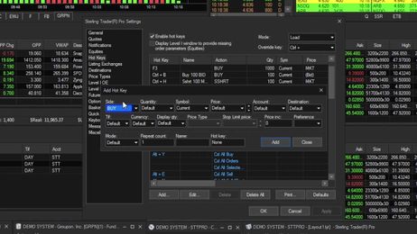 How To Set Up Hot Keys on Sterling Trader® Pro Trading Platform