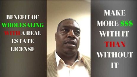 Benefit of Wholesaling With A Real Estate License