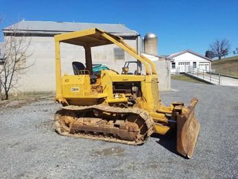 1977 Caterpillar D3 Dozer PAT 6 Way Blade Diesel Tractor Bulldozer Machine Cat