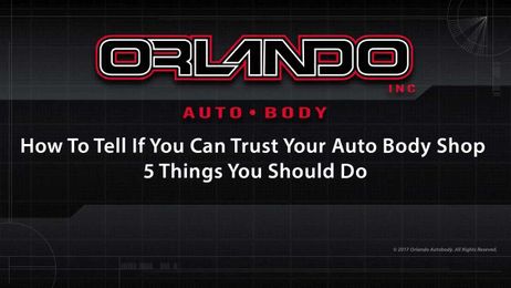 How To Tell If You Can Trust Your Auto Body Shop