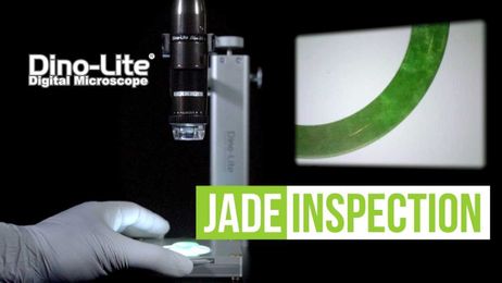 Inspecting Jade with Dino-Lite Digital Microscopes