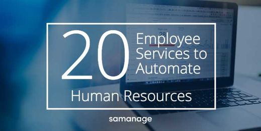20 Employee Services to Automate: Human Resources