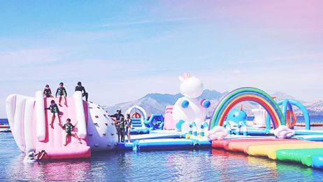 Everything you need to know about the inflatable unicorn island in Asia