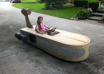 How to Make a 'Star Wars' X-34 Landspeeder Go-Kart