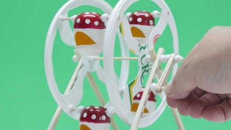 How to Make a Working Ferris Wheel at Home