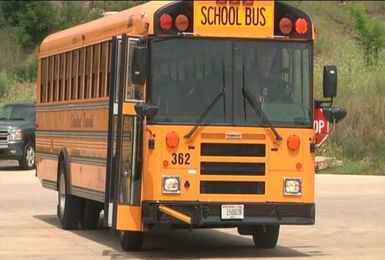 Riding a school bus could hurt a child's health, according to research