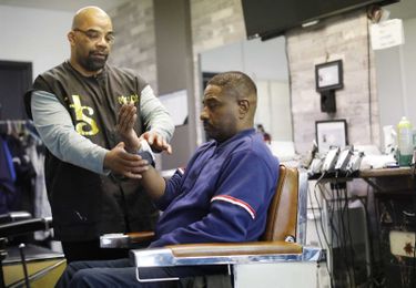 Where do you battle high blood pressure? Sometimes, at the barbershop