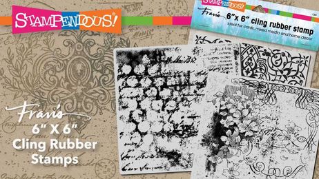 6" X 6" Cling Rubber Stamps