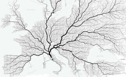 An Interactive Map Shows Just How Many Roads Actually Lead to Rome